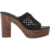 image:imageJessica Simpson Womens Shelbie Block Heel Platform MuleBlack Macrame
