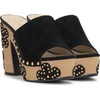 image:imageJessica Simpson Womens Shelbie Block Heel Platform MuleBlack Supreme Microsuede