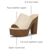 image:imageJessica Simpson Womens Shelbie Block Heel Platform MuleSoft Ivory