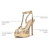 image:imageJessica Simpson Womens Sippete TStrap Platform SandalGold