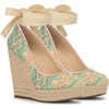 image:imageJessica Simpson Womens Zexie Espadrille WedgeBlue Green Raffia