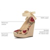image:imageJessica Simpson Womens Zexie Espadrille WedgeNatural Millie Meadow Raffia