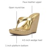 image:imageJessica Simpson womens JysetaGold Metallic Snake