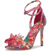image:imageJessica Simpson Janivah Floral Embellished High Heel SandalsMulti Paisley Pop Print Satin