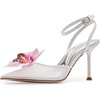 image:imageJessica Simpson Vilyria 3D Floral Embellished High HeelBright White