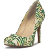 Green Multi Jungle Jacquard