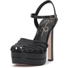 image:imageJessica Simpson Womens Inaia Braided Double Platform SandalBlack