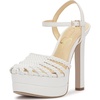 image:imageJessica Simpson Womens Inaia Braided Double Platform SandalBright White