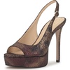 image:imageJessica Simpson Womens Sibilla Slingback Platform PumpBronze Multi Speckled Snake Print