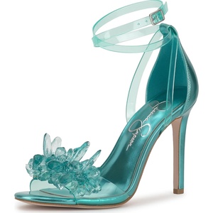 image:imageJessica Simpson Janivah Floral Embellished High Heel SandalsSummer Seafoam