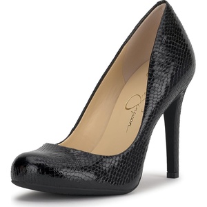 image:imageJessica Simpson Womens Calie Classic PumpBlack Glazed Snake