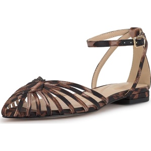 image:imageJessica Simpson Womens EuleanNatural Dolly Leopard Satin