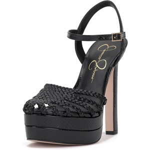 image:imageJessica Simpson Womens Inaia Braided Double Platform SandalBlack