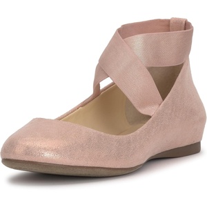 image:imageJessica Simpson Womens Mandayss Cross Strap Ballet FlatBlush