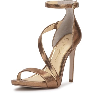 image:imageJessica Simpson Womens Rayli Ankle Strap Heeled SandalBronze