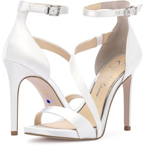 image:imageJessica Simpson Womens Rayli Ankle Strap Heeled SandalWhite