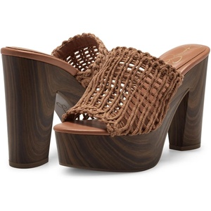 image:imageJessica Simpson Womens Shelbie Block Heel Platform MuleGinger Cookie
