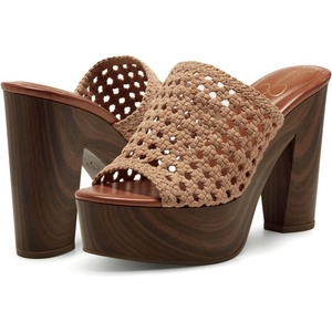 image:imageJessica Simpson Womens Shelbie Block Heel Platform MuleNatural 2