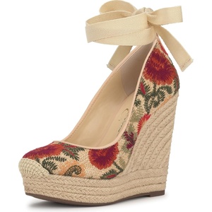 image:imageJessica Simpson Womens Zexie Espadrille WedgeNatural Millie Meadow Raffia