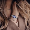 image:imageJessica Simpson Diamond Collection Womens Watch Classic Quartz Metal Band Barrle Faceted Crystal Face Elegant Dress Watch for WomenSilver