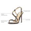 image:imageJessica Simpson Jaycin Embellished Heeled SandalsBlack