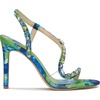 image:imageJessica Simpson Jaycin Embellished Heeled SandalsBlue Green Combo