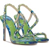 image:imageJessica Simpson Jaycin Embellished Heeled SandalsBlue Green Combo