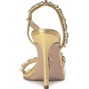 image:imageJessica Simpson Jaycin Embellished Heeled SandalsGold Metallic Snake Print