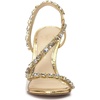 image:imageJessica Simpson Jaycin Embellished Heeled SandalsGold Metallic Snake Print