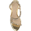 image:imageJessica Simpson Jaycin Embellished Heeled SandalsGoldClear