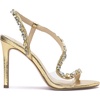 image:imageJessica Simpson Jaycin Embellished Heeled SandalsGoldClear
