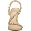 image:imageJessica Simpson Jaycin Embellished Heeled SandalsNatural Raffia
