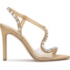 image:imageJessica Simpson Jaycin Embellished Heeled SandalsNatural Raffia