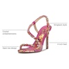 image:imageJessica Simpson Jaycin Embellished Heeled SandalsPink Combo
