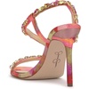 image:imageJessica Simpson Jaycin Embellished Heeled SandalsPink Red Combo