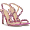 image:imageJessica Simpson Jaycin Embellished Heeled SandalsPinkRed Combo