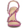 image:imageJessica Simpson Jaycin Embellished Heeled SandalsPinkRed Combo