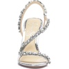 image:imageJessica Simpson Jaycin Embellished Heeled SandalsSilverClear