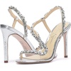 image:imageJessica Simpson Jaycin Embellished Heeled SandalsSilverClear