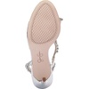 image:imageJessica Simpson Jaycin Embellished Heeled SandalsSilverClear Metallic Snake Print
