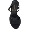 image:imageJessica Simpson Womens Calenta Studded Platform SandalBlack Shimmer
