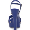 image:imageJessica Simpson Womens Calenta Studded Platform SandalBlue Royale Patent