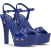image:imageJessica Simpson Womens Calenta Studded Platform SandalBlue Royale Patent