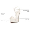 image:imageJessica Simpson Womens Calenta Studded Platform SandalBright White