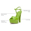 image:imageJessica Simpson Womens Calenta Studded Platform SandalLizard Green Patent