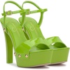 image:imageJessica Simpson Womens Calenta Studded Platform SandalLizard Green Patent