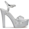 image:imageJessica Simpson Womens Calenta Studded Platform SandalSilver Shimmer
