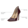 image:imageJessica Simpson Womens Cambredge Dress PumpLipstick7 M USDark Cherry Crinkle Patent