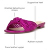 image:imageJessica Simpson Womens Dydra Knotted Flat SandalBright Pink