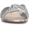 image:imageJessica Simpson Womens Dydra Knotted Flat SandalSilver